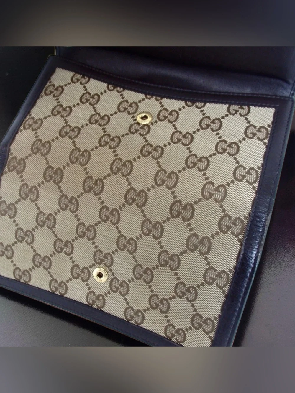 GUCCI Interlocking GG Canvas/Leather Continental Wallet 🤩❤️🔥 - Picture 7 of 12